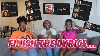 FINISH THE LYRICS CHALLENGE ( siblings edition )