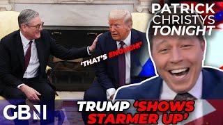 WATCH: Trump 'SHOWS STARMER UP' with 'subtle digs' and HILARIOUS shut down - '...that's enough!'