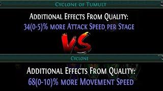 POE 3.23 ~ Cyclone of Tumult VS Cyclone Classic