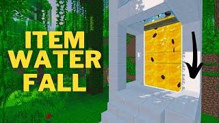 Minecraft EASY ITEM WATERFALL tutorial using HONEY BLOCKS for 1.16 - 1.21.1! (Java/Bedrock)