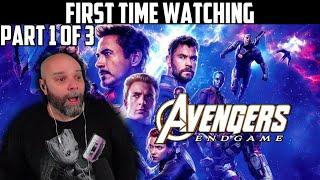 DC fans  First Time Watching Marvel! - Avengers: Endgame - Movie Reaction - Part 1/3