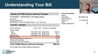 Understanding your PG&E/EBCE Bill