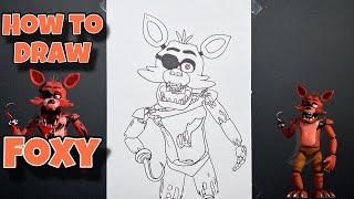 How To Draw Foxy | Five Nights at Freddy's  #drawing #fnaf #draw