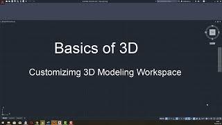 AutoCAD - 3D Modeling Basics