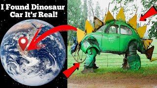 I Found Dinosaur Car It's Real  on google maps and google earth  #maps #earth  #hrgoogleearth