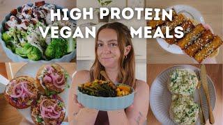 What I eat in a few days (high protein vegan) 