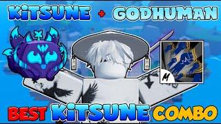 BEST ONE SHOT KITSUNE COMBO?! |Bounty Hunt | Blox fruits  |