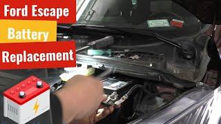 Ford Escape Battery Replacement