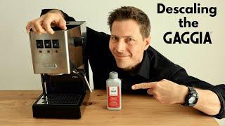 The Concise Way to Descale the Gaggia Classic Pro