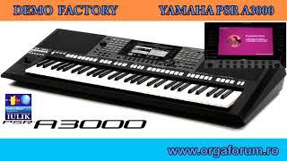 YAMAHA PSR A3000 demo factory - all the demo