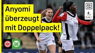 Anyomi nicht zu stoppen! Eintracht Frankfurt - VfL Wolfsburg | Frauen Bundesliga | DAZN