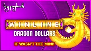 IT WASN'T THE MINI! Winline Dragon Dollars Slot - NICE!