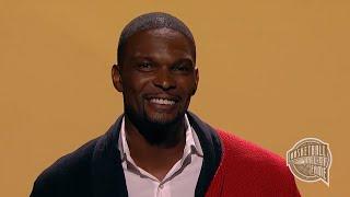 Chris Bosh's Basketball Hall of Fame Enshrinement Speech