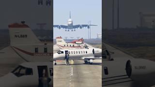 Pilot Skilly Full Safe Private Jet On Runway During Airbus Hard Landing Gta-5
