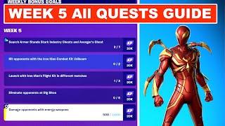 WEEK 5 All QUESTS GUIDE - Fortnite Chapter 5 Season 4