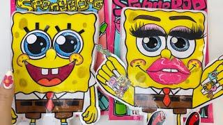 Spongebob Blind Bag Showdown | Cute vs Slay | Fun DIY Makeup & Skincare Challenge!