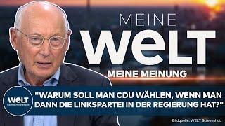 MEINE MEINUNG: "Warum soll man die CDU wählen, wenn man dann die Linkspartei in der Regierung hat?"