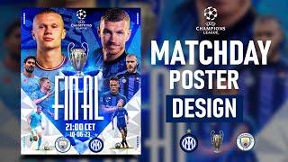 How to Design a Match Day Poster | Photoshop tutorial