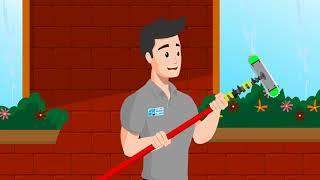 FREE TO USE   Marketing Animation for Window Cleaners