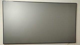 #shorts 100 Inch ALR Screen for projector Home made Ambient light Best Quality Aun Akey 6s Projector