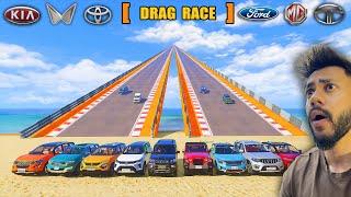 EXTREME DRAG RACE WITH TOP INDIAN SUV'S | GTA 5 ABHISHEKKZ GAMING