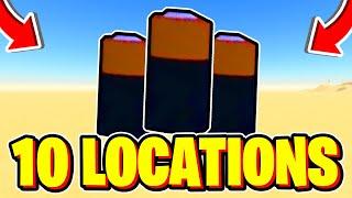 How To FIND ALL 10 POWER CELL LOCATIONS + GET GLUTTON RAY QUEST In A Dusty Trip! Roblox