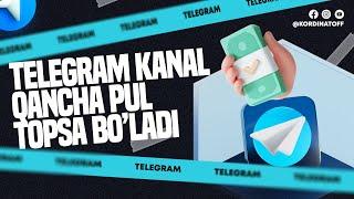 Telegram kanalni rivojlantirish | Telegram kanalni yurutish | Telegramda pul ishlash onlayn