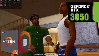 Grand Theft Auto: San Andreas – The Definitive Edition : ON RTX 3050 + Ryzen 5 5600X