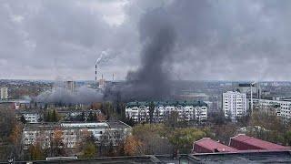 Пожар в Пензе сегодня горит ТЦ Красные Холмы людей эвакуируют