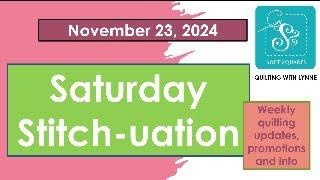 Saturday Stitch-uation for November 23, 2024 - what's going on here?