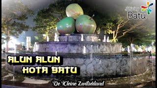 Semakin Ramai Alun alun Kota Batu di Malam Hari || Wisata Gratis Masyarakat yang Menyenangkan