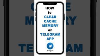 #howto Clear #cachememory on #telegram App