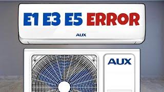 How to Fix E1 E3 E5 Error Code in AUX Mini Split AC Easily!