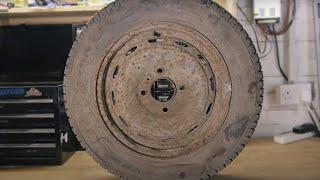 Super Rusty Spare Wheel Restoration 