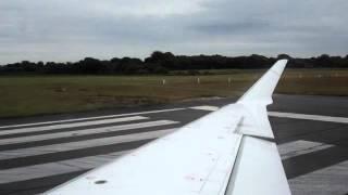 Air France (by Brit Air) Bombardier CRJ-1000 take off from Brest Guipavas