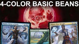 BASIC BEANS! Legacy 4-Color Up The Beanstalk Control. Resilient Basic Land Heavy Version MTG