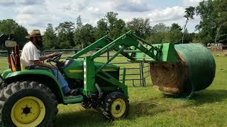 Weekly Hay Roll Refill for the Cattle