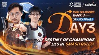 [EN] 2025 PMSL SEA GRAND FINAL DAY3 | Summer | THE DESTINY OF CHAMPIONS LIES IN SMASH RULES!