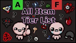 All Item Tier List - The Binding of Isaac: Afterbirth +