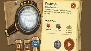 Kingdom Rush - Glacial Heights (Bonus Level) Iron Challenge Hard/Veteran Difficulty Walkthrough