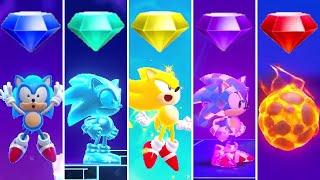 Sonic Superstars - All Chaos Emerald Power-Ups & Special Stages