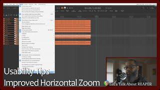 Usability Tips: Improved Horizontal Zoom in REAPER