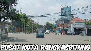 Pusat Kota Rangkasbitung,. Suasana Minggu Siang