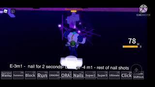 N the jojo game Tusk act 4 one shot combo