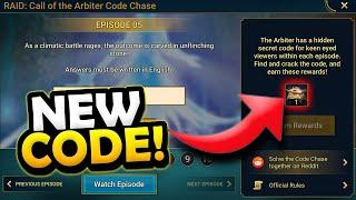 NEW PROMO CODE CHASECALL OF THE ARBITER EPISODE 5 | RAID SHADOW LEGENDS