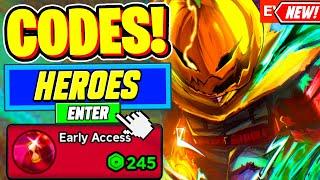 ️New️ ALL WORKING CODES For Heroes Battlegrounds 2024 - Roblox Heroes Battlegrounds Codes 2024