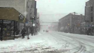 Chicago Blizzard Downtown Gold Coast 2/2/11 9am video 25