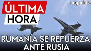 ÚLTIMA HORA | Rumanía activa aviones caza ante ataques de Rusia cerca de su frontera con Ucrania