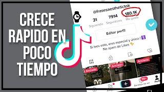 Como CRECER En TikTok desde CERO muy Rápido *Real* sin Apps [Crecer en tiktok 2022]