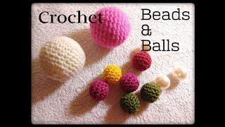 Simple method How to do crochet on bead & ball | DIY CROCHET BEAD PATTERN (0054)